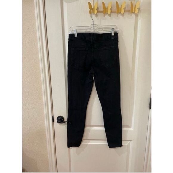 MOTHER Black The Looker Ankle Fray Jeans size 28 - Picture 4 of 6